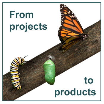 From projects to products