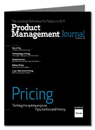 Pricing Product Management Journal